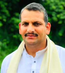 आपदा के हालात पर बयान देते भाजपा विधायक विनोद कुमार।