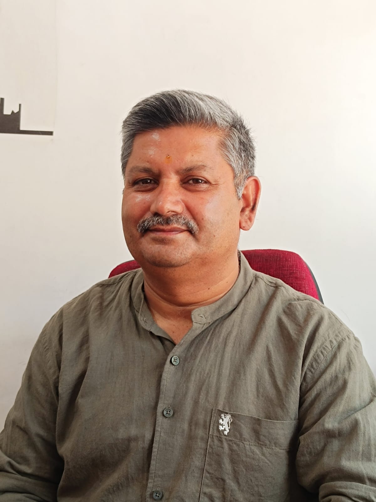 संदीप सांख्यान ने प्रेस वार्ता में भाजपा पर तिरंगे के राजनीतिक उपयोग का आरोप लगाया।