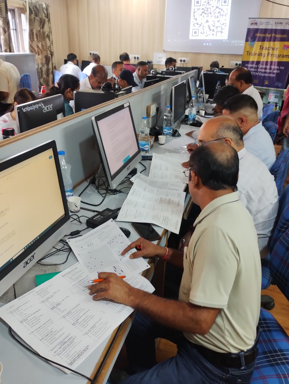 धर्मशाला में STEM आधारित प्रोफिशिएंसी टेस्ट प्रशिक्षण कार्यक्रम का शुभारंभ।
