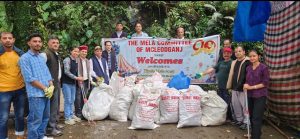 टियालू मेले के बाद मेला कमेटी और स्वयंसेवकों ने चलाया स्वच्छता अभियान।